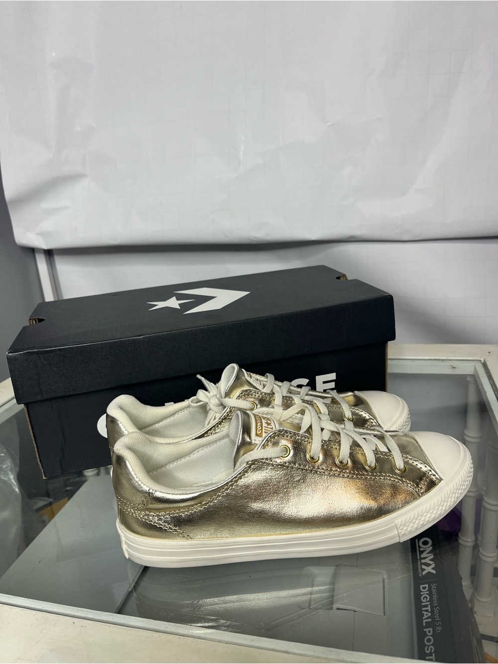 Converse Chuck Taylor All Star Lucky Women's Sneakers Color: Gold Metallic